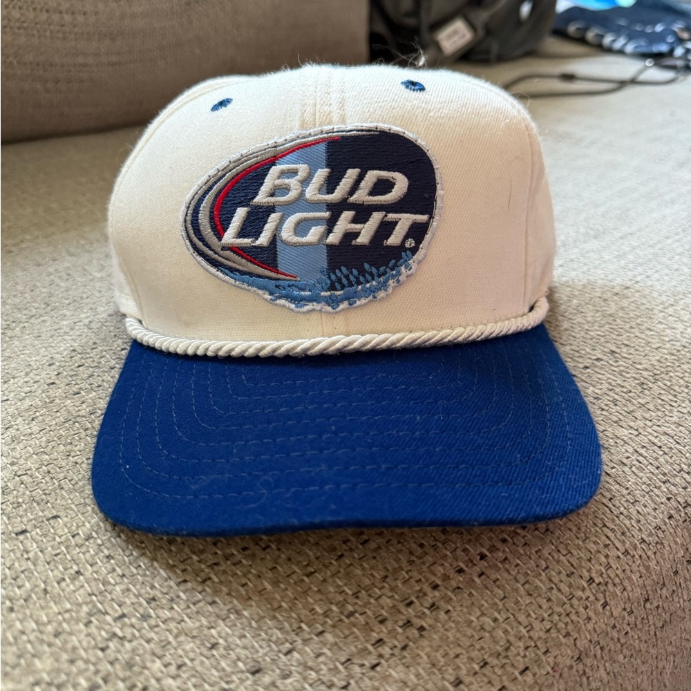 Budweiser Blue and White Hat